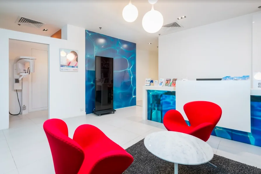 Reception at Bayside Dental Tung Chung