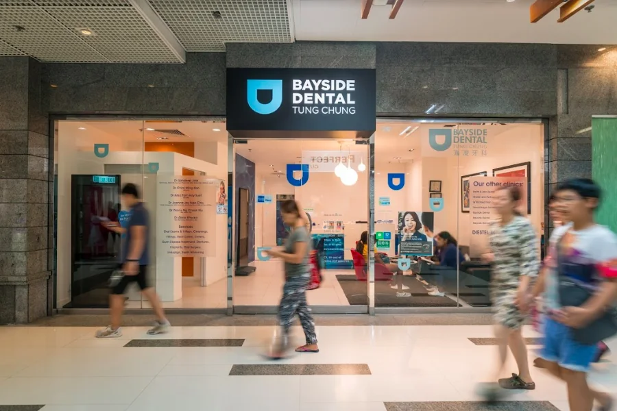 Bayside Dental Tung Chung storefront, Caribbean Square
