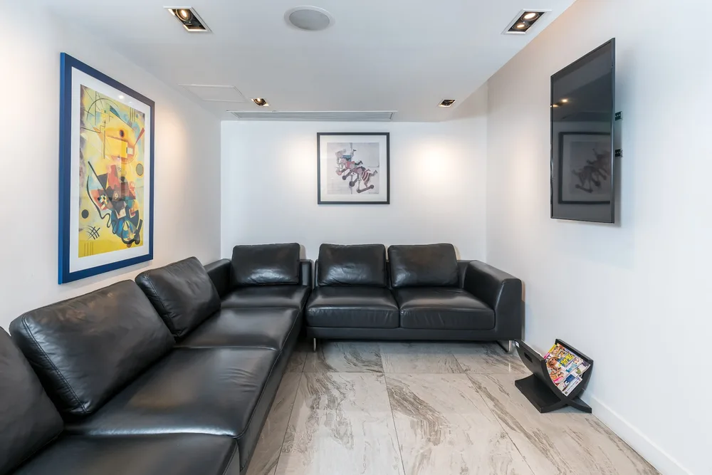 Waiting room at Diestel & Partners