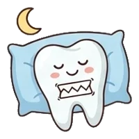 Grinding teeth during sleep