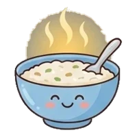 Bowl of soft congee